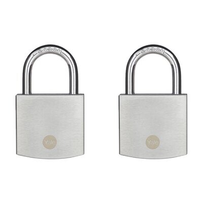 Yale Y120B Padlock 2-Pack: High Security for Double the Value