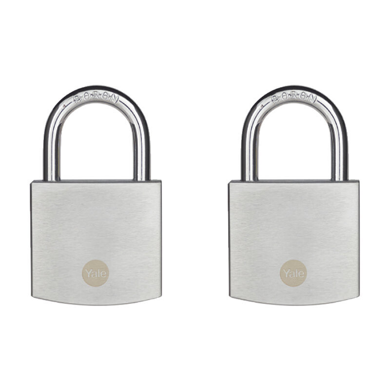 Yale Y120B Padlock 2-Pack: High Security
