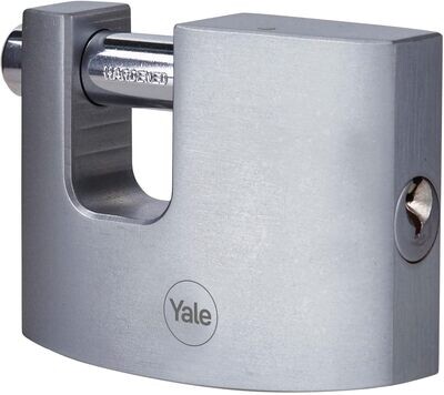 Yale Y124B/70/115/1 70 mm Brass Closure tees-Chrome Finish Keyed Padlock, 70mm