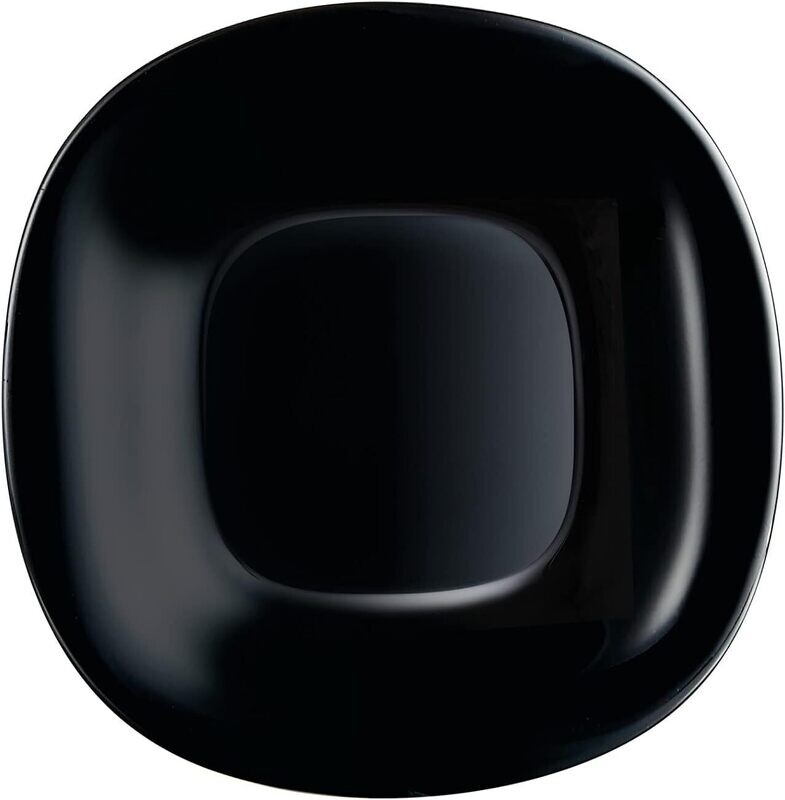 Luminarc Carine black dessert plates 8" 1pcs