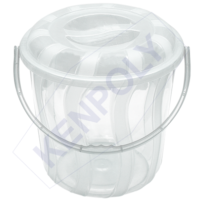 Kenpoly stripe bucket NO.20 clear 20L