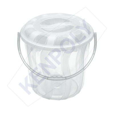 Kenpoly Clear Bucket Stripped 10L