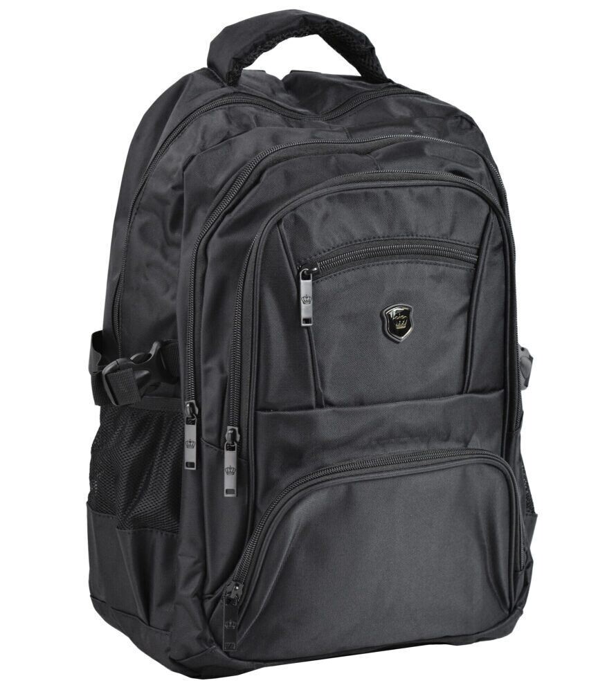 Kings Collection Laptop Backpack #469: Work &amp; Travel Essentials (Black)