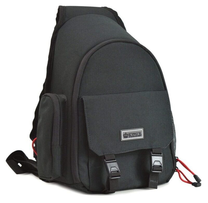 Kings Collection Capture Pro Camera Sling Bag 064: Secure &amp; Accessible (Waterproof Fabric)