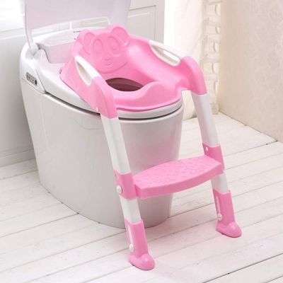 Adjustable Potty Trainer Seat with Ladder 6815| Blue, Pink