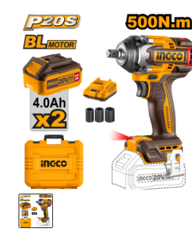 INGCO CIWLI2050 Cordless Impact Wrench