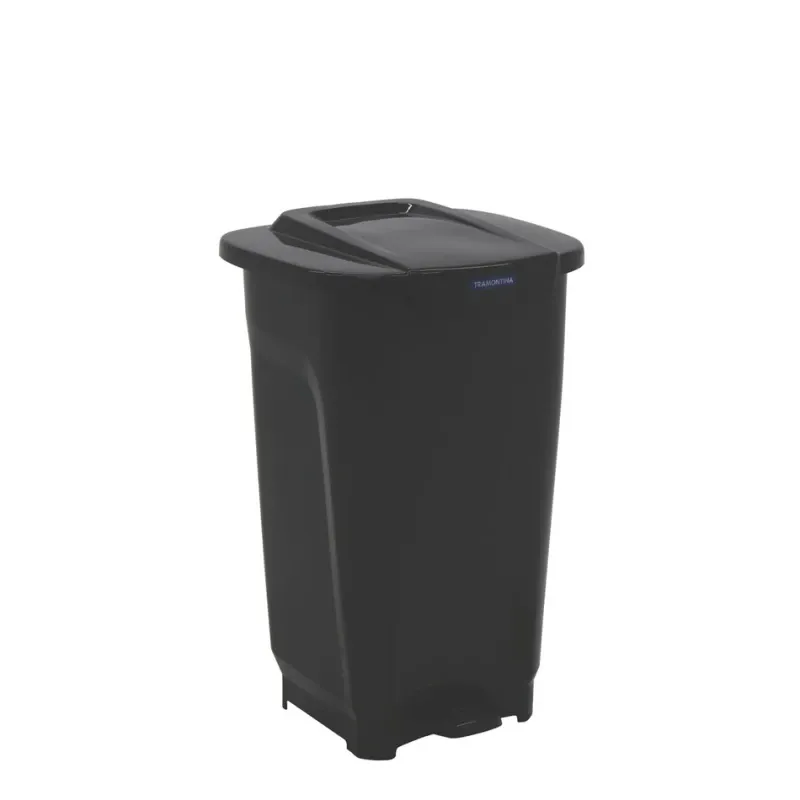 Tramontina T-Force Dust Bin (25L, Black) |92812/009 Pedal Lid