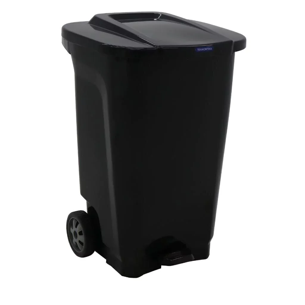 Tramontina T-Force Wheeled Dust Bin (100L, Black) 92815/009