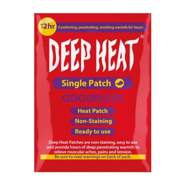 Deep Heat Pain Relief Odourless Patch 1&#39;s
