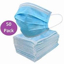 3 Ply Blue Face Masks (50 PCS)