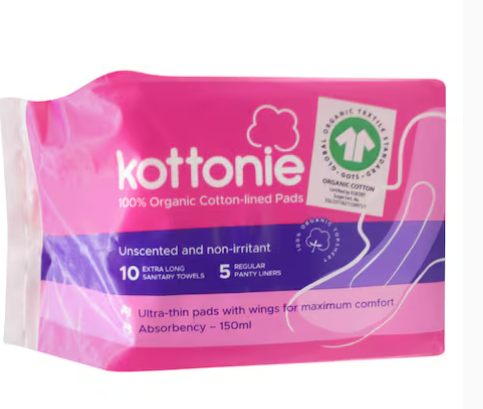 KOTTONIE 100% ORGANIC PADS 10S