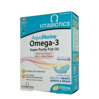Vitabiotics Supplements: Aqua Marine Omega-3 Super Potency