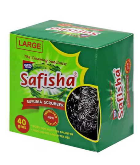 Safisha Heavy-Duty Sufuria Scrubber (Large 40g)