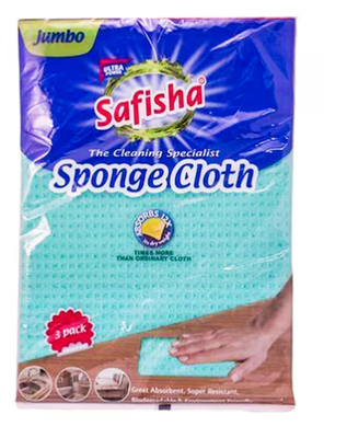 Safisha Sponge Jumbo Cloth x3