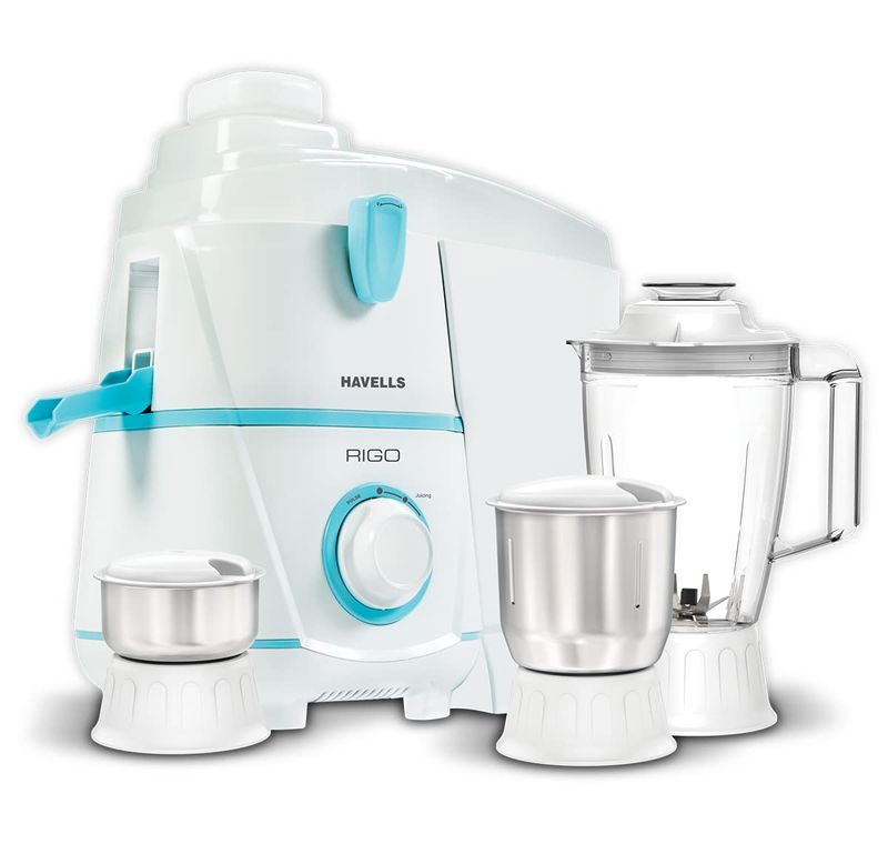 Havells Rigo 500W Juicer Mixer Grinder (2 Jars)