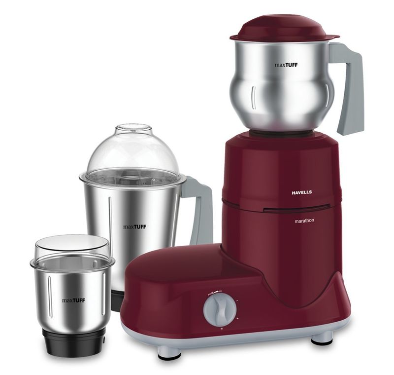 Havells Marathon Haandi 750-Watt Mixer Grinder (Cherry)