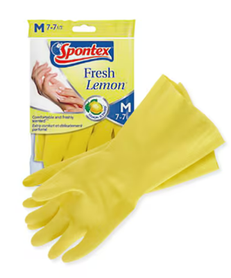 Spontex Gloves Fresh Lemon L