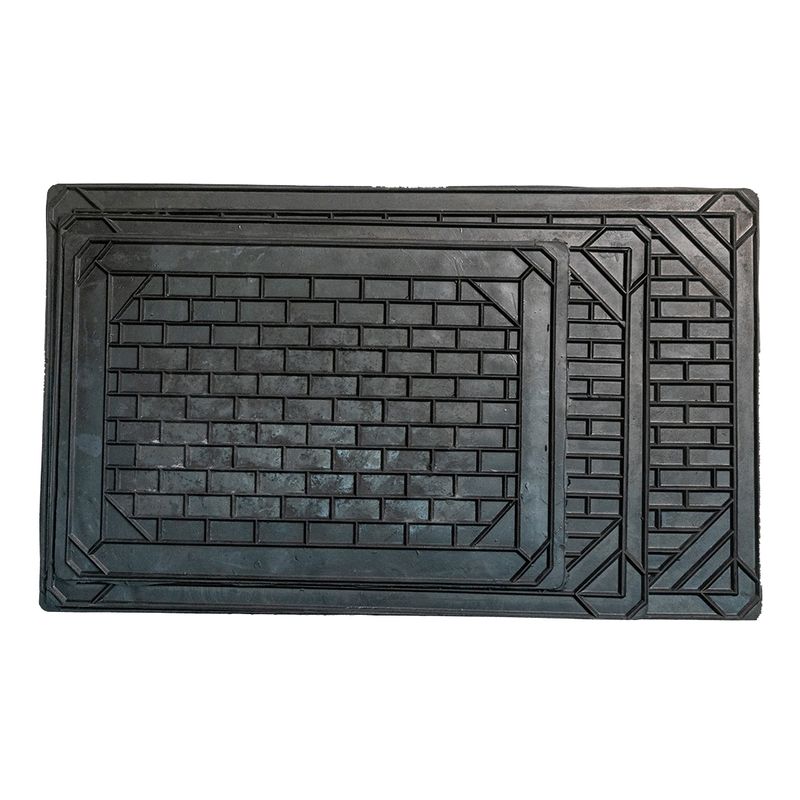 P&amp;R Rubber Door Mat 40x60cm