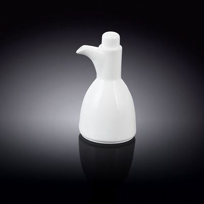 Wilmax White Oil/Vinegar Bottle 8 Oz | 230 Ml - Porcelain WL996016