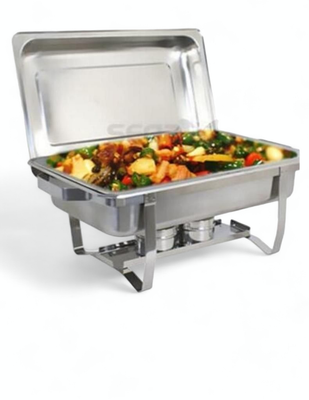 Stainless Steel chafing dish for catering 1 compartment 9L food warmer. god gift