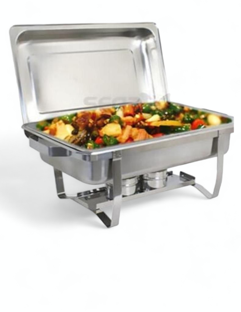 Stainless Steel chaffing dish for catering 1 compartment 9L food warmer. god gift