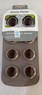 Danny Home Silicon Ice cube Mould Diamond 8 Slots#DH0609