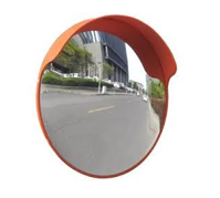 Durable Convex Traffic Mirror with High Visibility Orange Border, 60cm