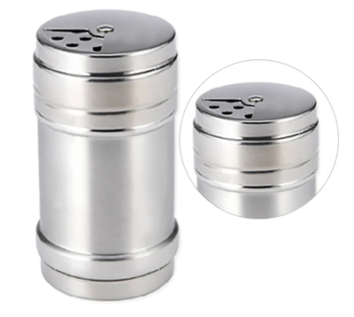 Elegant Stainless Steel Salt Shaker, Small Size #29686