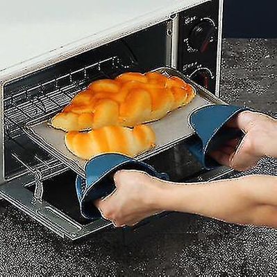 2pcs Kitchen Baking Silica Gel Heat Insulation Clip Anti Scalding Non Slip Gloves Household Bowl Oven Gloves