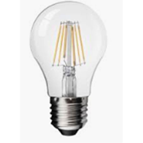 LED Ceramic Filament Bulb (6W, B22 Base, Pin Type) - Warm White