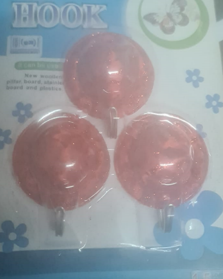 Red Hat Shaped Hooks 3pcs 1.5KG each