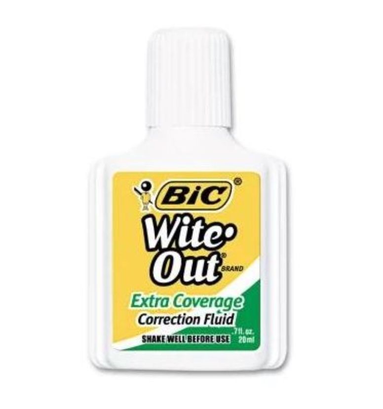 BIC Wite-Out Quick Dry Correction Fluid -12 Pieces