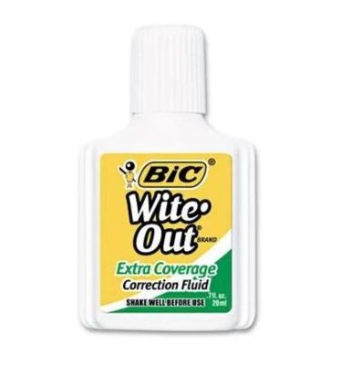 BIC Wite-Out Quick Dry Correction Fluid -12 Pieces