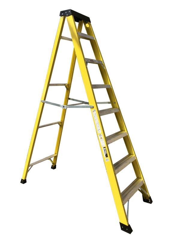 Sunpower FiberGlass Ladders with aluminium steps 1.5m RLFP-M-05
