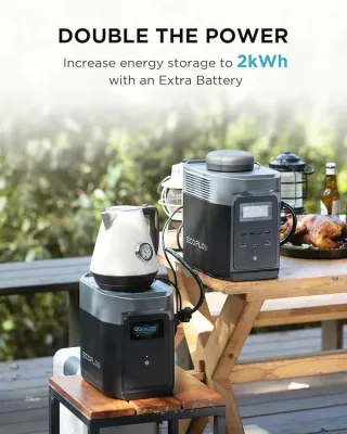 EcoFlow Extra Solar Smart Battery for DELTA 2 Max Portable Power Station - (EFDELTA2MaxEB)