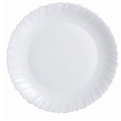 Luminarc Dessert Plate Feston White