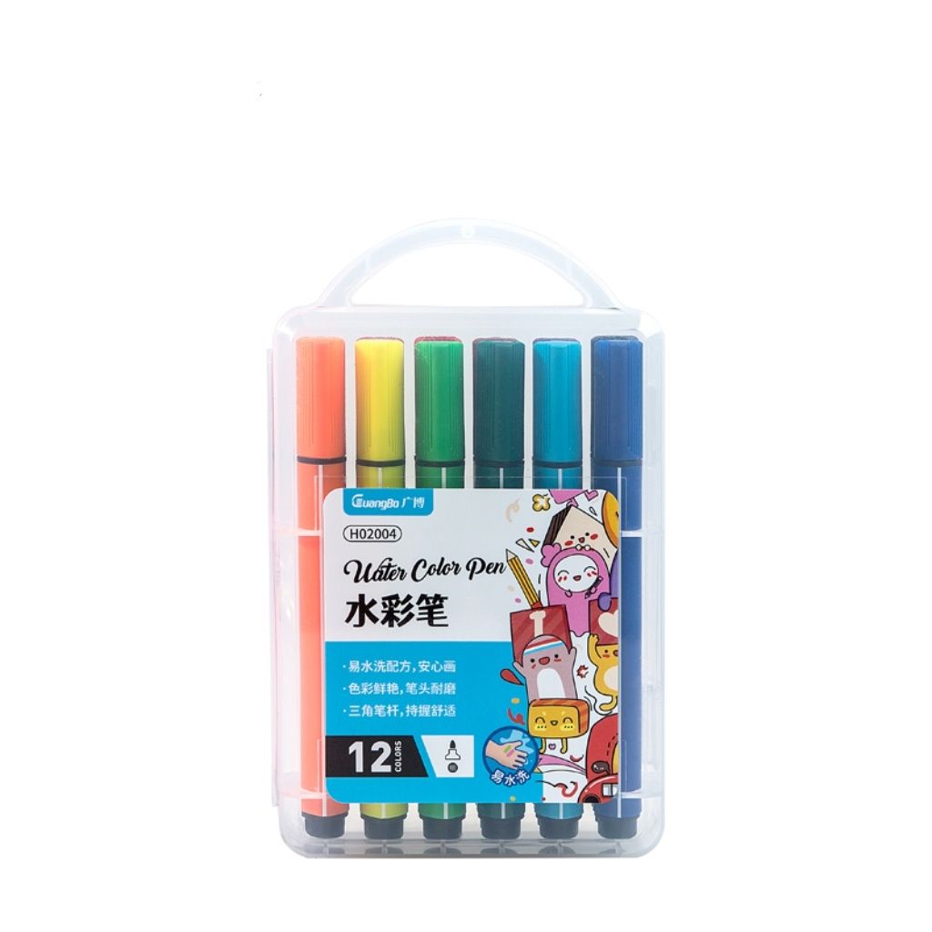 GuangBo H02004 Water Color Pen （12 Colors）