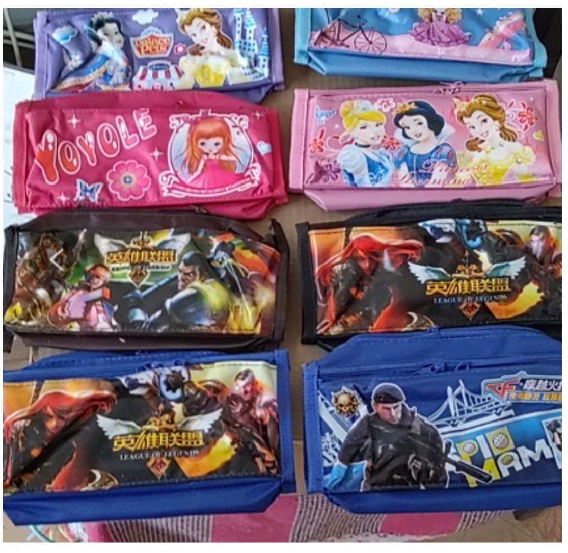Pencil Case with 4 Pockets EA002 PARIS