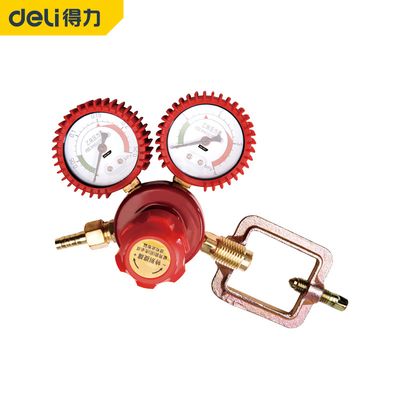 Deli DL-YQE-A Acetylene Regulator (Red)