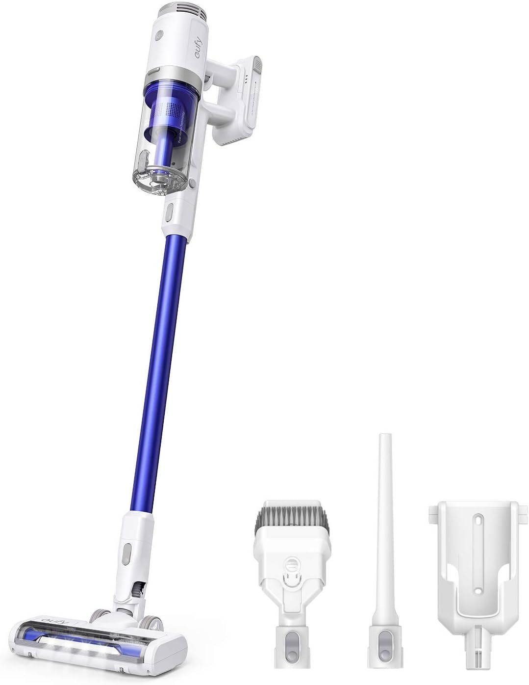 eufy HomeVac S11 Reach, Cordless Stick-Vacuum Cleaner, Lightweight, Cordless, 120AW Suction Power, Detachable Battery