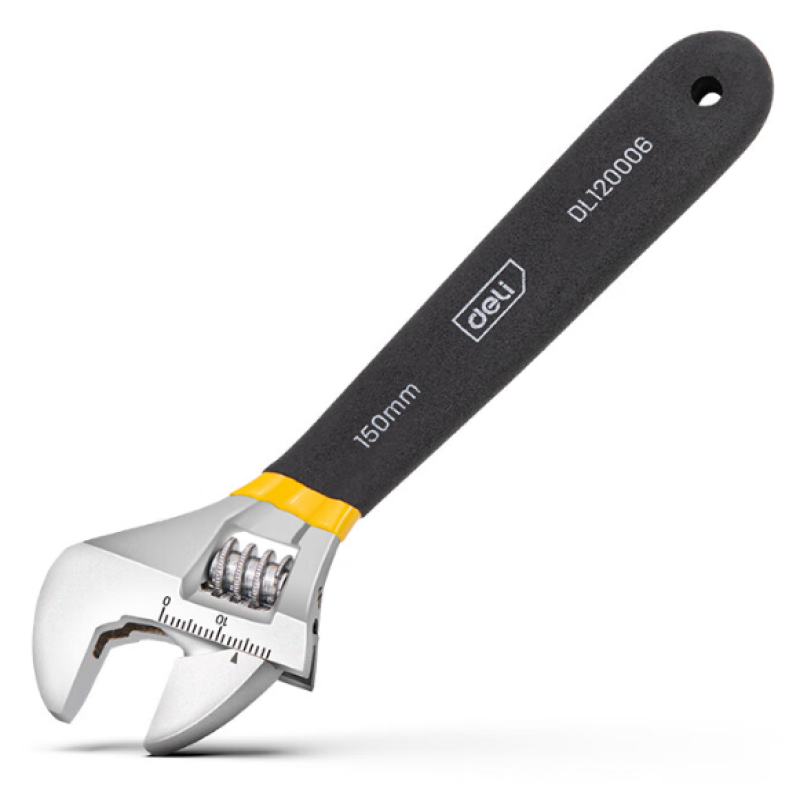 Deli Adjustable Wrench, 6 Inches DL120006