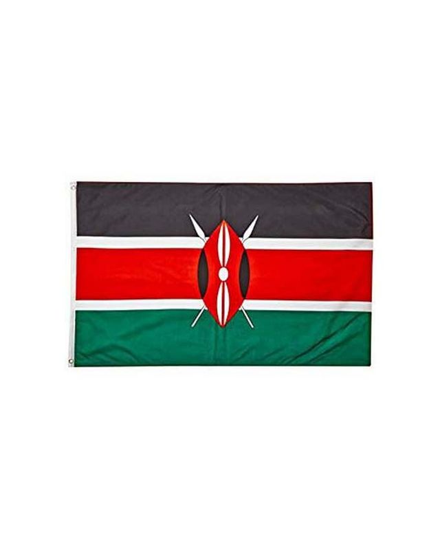 Large Kenya Flag - Display Your National Pride Boldly (4' x 6', with Sleeve, Toggle &amp; Rope)