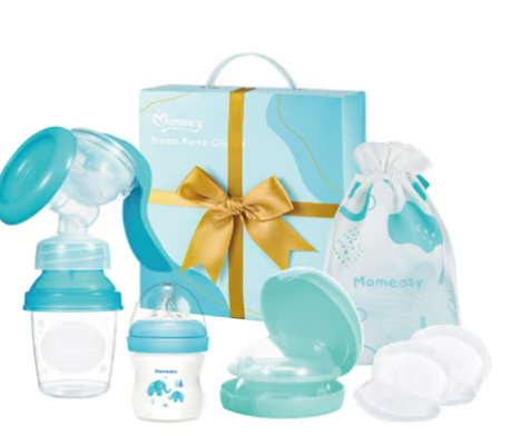 Momeasy 45815 Breast Pump Gift Set Clear/Blue