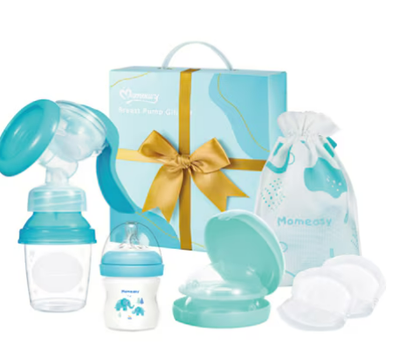 Momeasy 45815 Breast Pump Gift Set Clear/Blue
