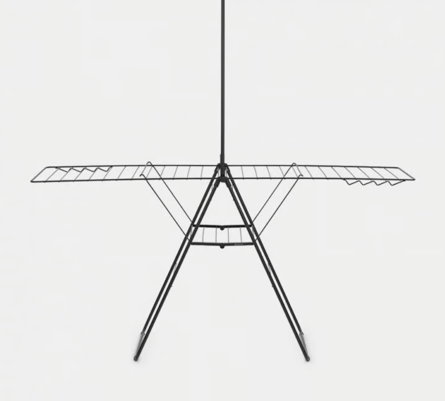 Brabantia HangOn Drying Rack Plus - XXL Drying Capacity with Hanging Rod (25m) #403448