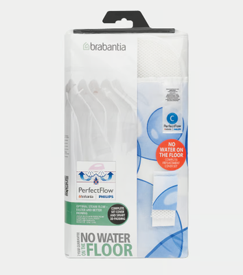 BRABANTIA IRONING BOARD COVER C 124 x 45 cm, Complete Set - Fresh Breeze