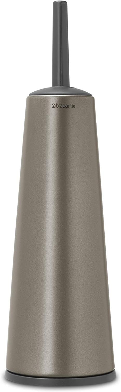 Brabantia ReNew Toilet Brush &amp; Holder (Platinum) - Stylish &amp; Hygienic #477324