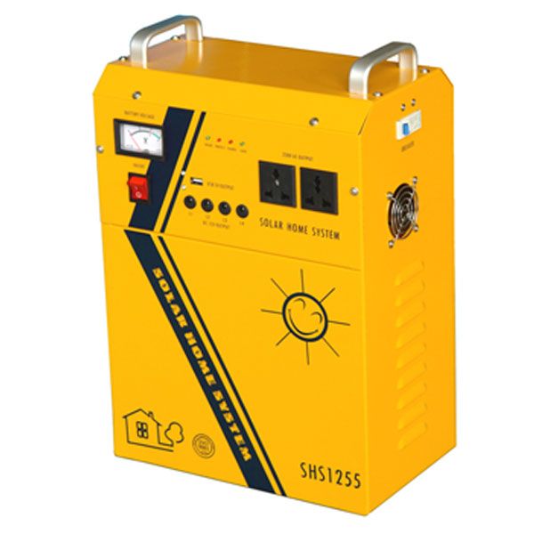 Solar Lighting System Con: Complete Off-Grid Power Solution (100W Panel, 55Ah Battery)