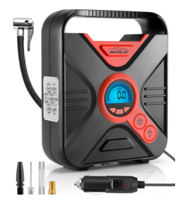 LD-1606s 12V Digital Tire Inflator with Auto-Cut Off, Preset &amp; Emergency Lights