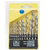 DRILLBIT-SET 13 Piece Drill Bit Set in Yellow Case